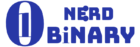 nerd binary logo